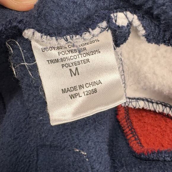 Everlast Hoodie Mens Medium Blue Boxing Sweatshirt USA American Retro Y2K Zip Up - Picture 9 of 16